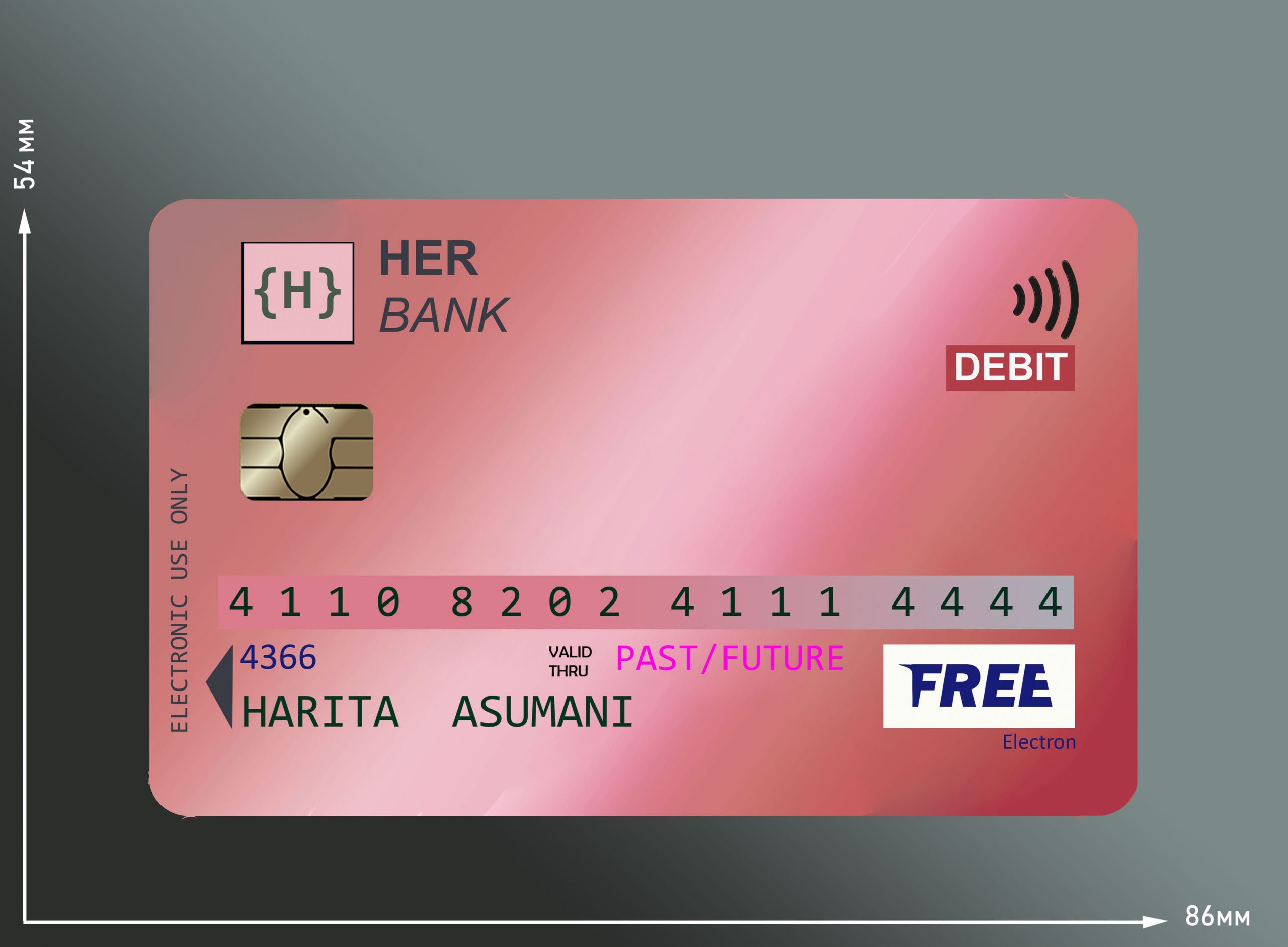 Her card her bank