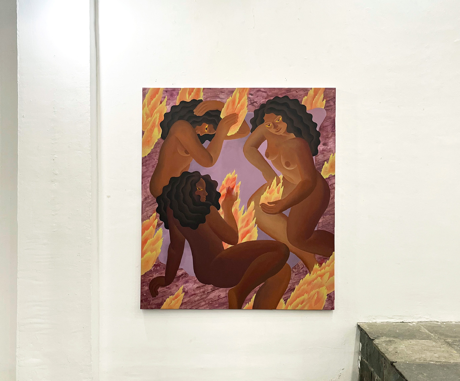 I Stay True to the Fire, Harita Asumani, installation view, National Autumn Exhibitions Plovdiv 2026.